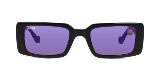 Unofficial UNSU0130 BBGV női fekete színű téglalap formájú napszemüveg