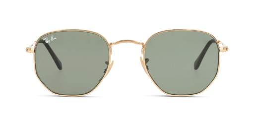 Ray-Ban RB3548N 001 női arany színű téglalap formájú napszemüveg