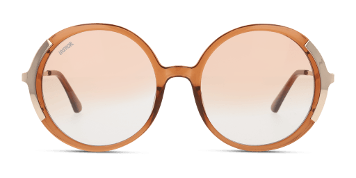 Unofficial UNSF0233 NDP0 női barna színű kerek formájú napszemüveg