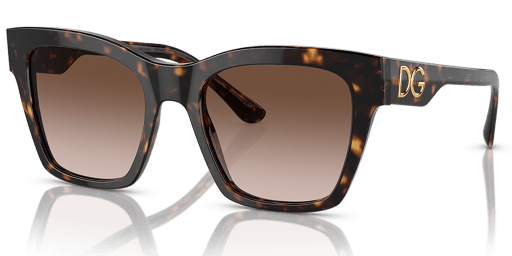 Dolce and Gabbana 0DG4384 női havana színű négyzet formájú napszemüveg