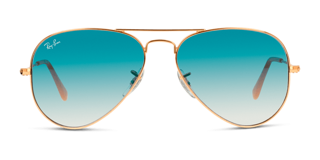 Ray-Ban Aviator Large Metal RB3025 001/3F férfi arany színű pilóta formájú napszemüveg