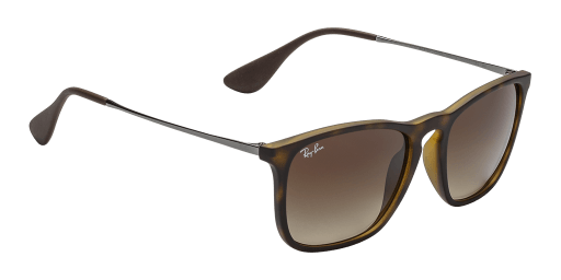 Ray-Ban RB4187 856/13 férfi havana színű téglalap formájú napszemüveg