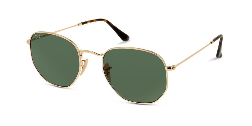 Ray-Ban RB3548N 001 férfi arany színű hatszögletű formájú napszemüveg