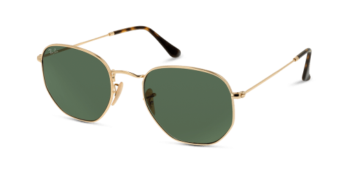 Ray-Ban RB3548N 001 férfi arany színű hatszögletű formájú napszemüveg