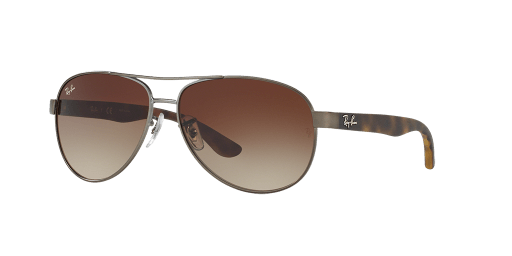 Ray-Ban RB3457 029/13 férfi ezüst színű pilóta formájú napszemüveg