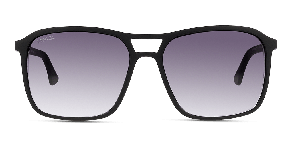 Unofficial UNSM0016 BBG0 férfi fekete színű négyzet formájú napszemüveg