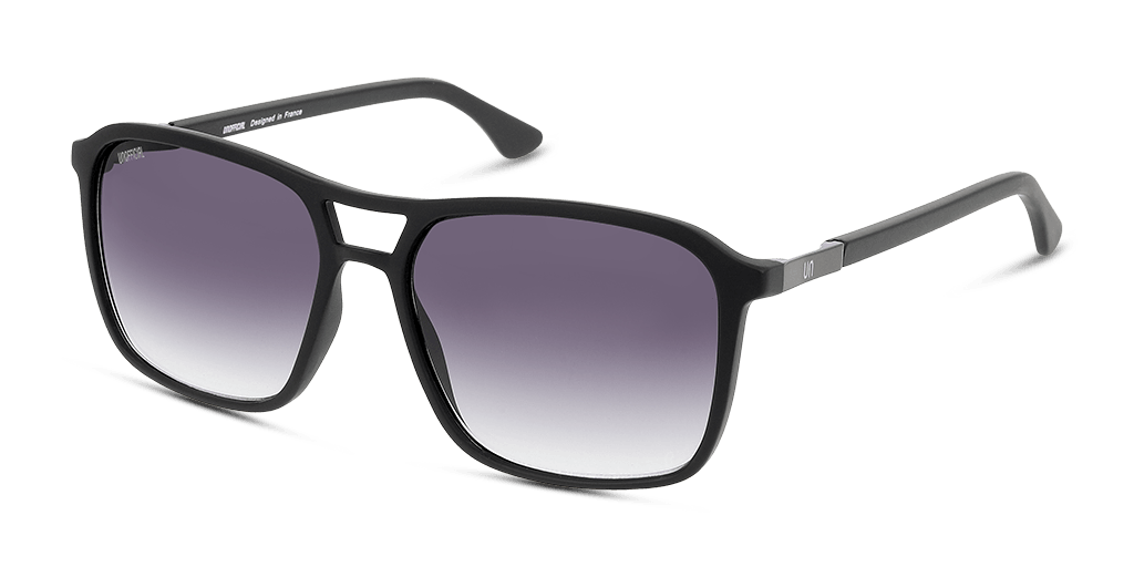 Unofficial UNSM0016 BBG0 férfi fekete színű négyzet formájú napszemüveg