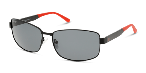 Unofficial UNSM0093P BRG0 férfi fekete színű téglalap formájú napszemüveg