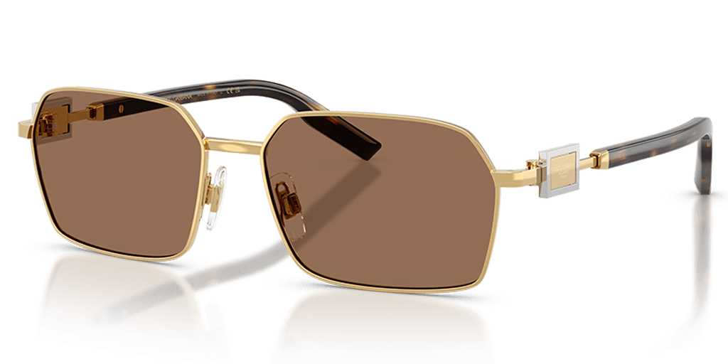 Dolce and Gabbana 0DG2316 férfi arany színű téglalap formájú napszemüveg